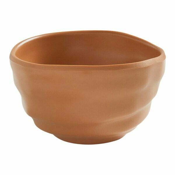 American Metalcraft Marra 6 oz. Terracotta Round Melamine Bowl 124MRB6TC